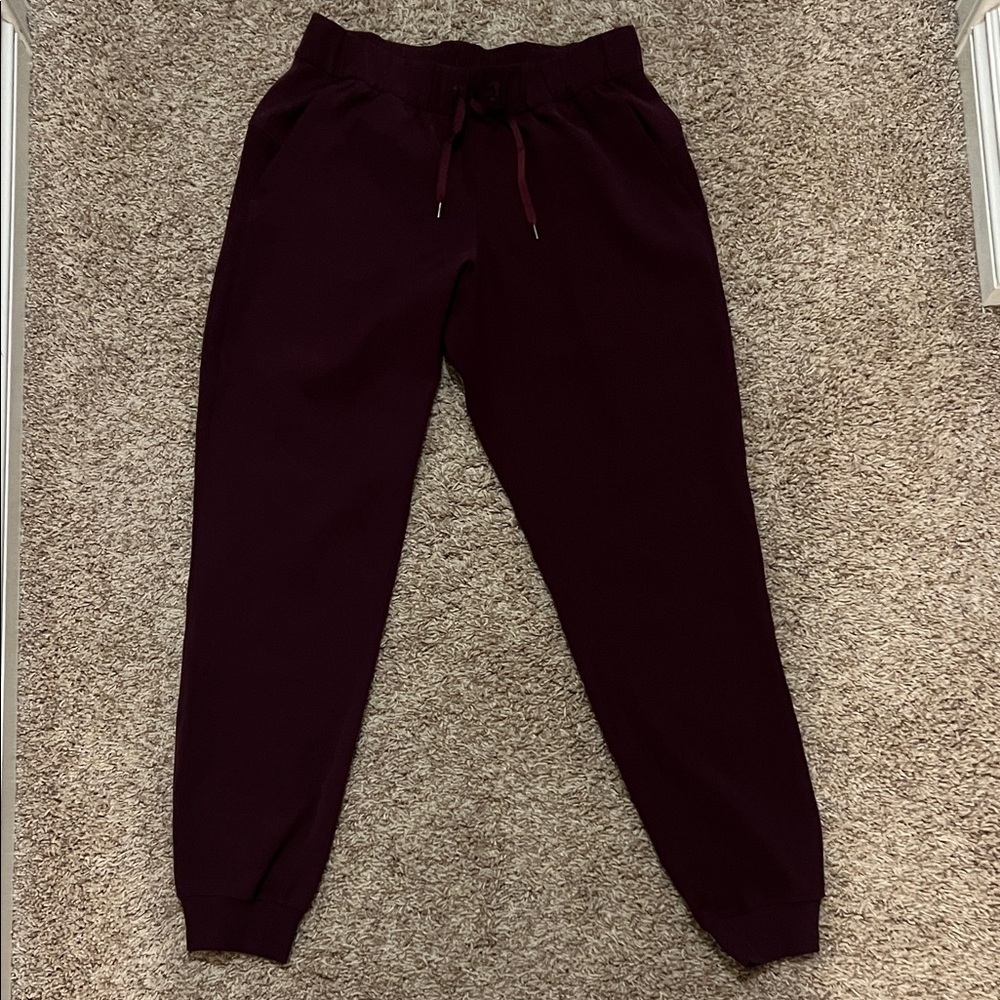 Burgundy Jogger Pants